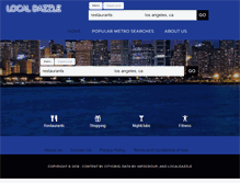 Tablet Screenshot of localdazzle.com